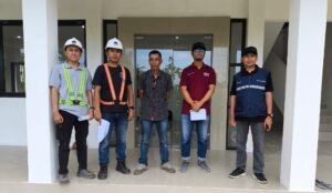 Pelaksana proyek.kantor Kecamatan Blimbingsari