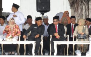 Wabub Banyuwangi, Sugirah bersama kakan kemanag Banyuwangi dan forpimda hadliri HAB ke-79 Kemenag RI