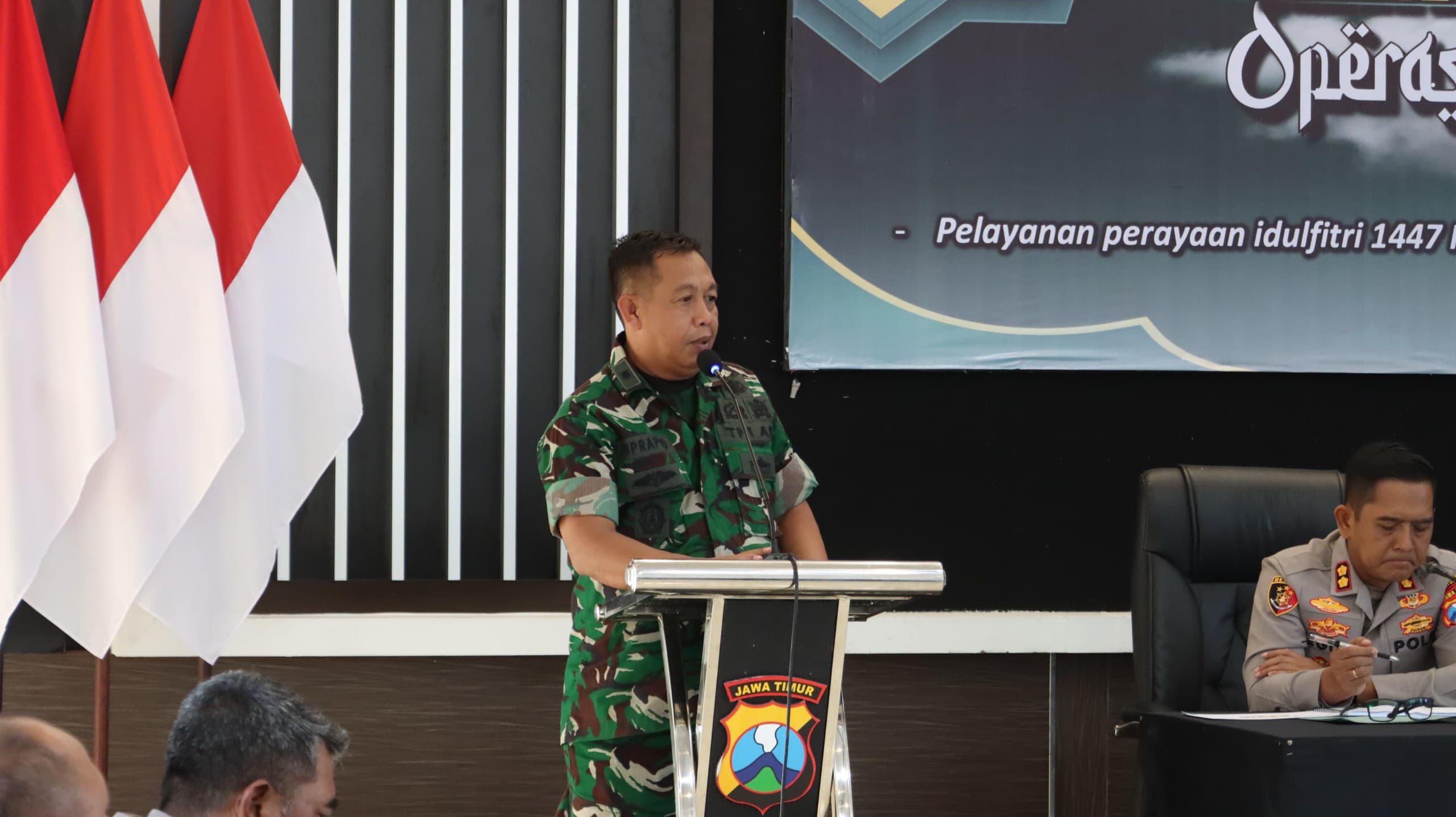 Kepala Staf Kodim (Kasdim) 0825/Banyuwangi Mayor Kav Suprapto