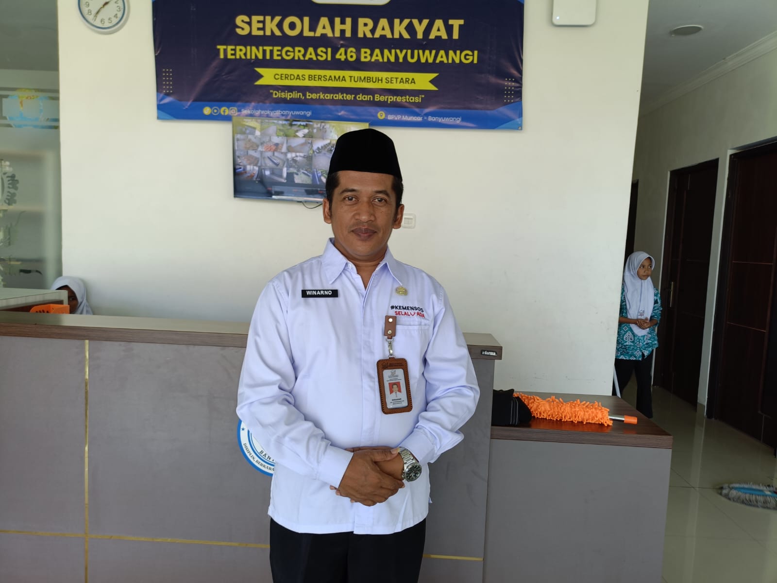 Winarno, S.Pd, M.Pd selaku Kepala Sekolah SRT 46 Banyuwangi