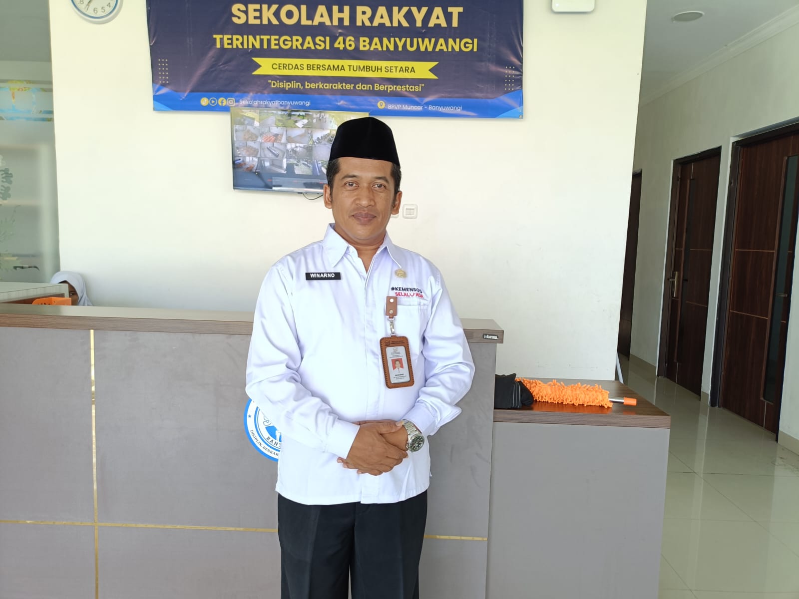 Winarno.S.Pd. M.Pd selaku Kepala Sekolah SRT 46 Banyuwangi