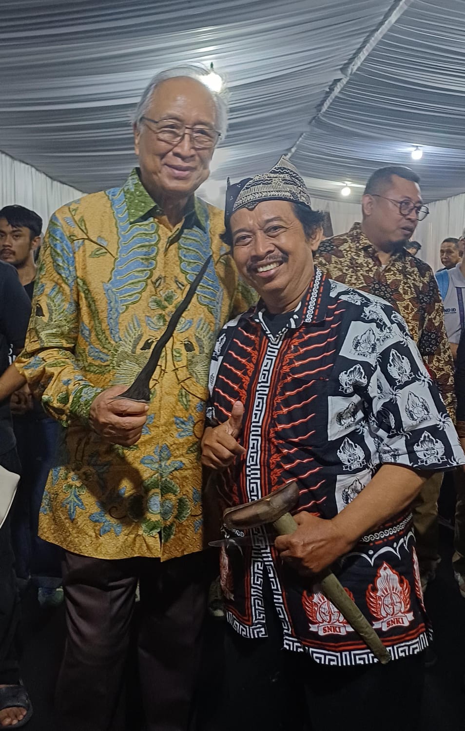 ILHAM TRIADI bersama Dengan KPH. Wiwoho Basuki Tjokronegoro , Ketua SNKI pertama 2006 -2011