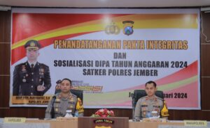 Polres Jember Sosialisasikan DIPA Tahun Anggaran 2024, Kapolres Berikan Sepuluh Penekanan