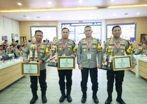 Polres Jember Raih Juara Pada Lomba Pos Operasi Lilin Semeru 2023, di Jajaran Polda Jatim