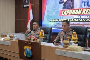 Resmi Pegang Komando, Kapolres Jember Pimpin Rakor Terkait Pengamanan Pemilu