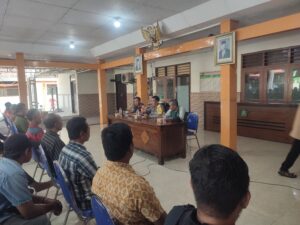 Polresta Sidoarjo Gelar Bimtek Pemantapan Linmas Jelang Pemungutan Suara Pemilu 2024