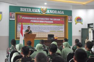 Dandim 0825/Banyuwangi Laksanakan Pembinaan Netralitas TNI dalam Pemilu 2024, untuk Prajurit, ASN, dan Persit