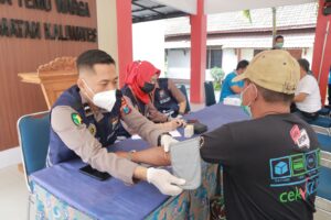Polres Jember Layani Cek Kesehatan Petugas Keamanan dan Penyelenggara Pemilu 2024