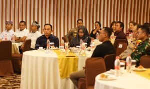 Dandim 0825/Banyuwangi Hadiri Sosialisasi Tahapan Pemilu Tahun 2024, Ucapkan Selamat Hari Pers