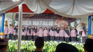Dies Natalis ke-46 tahun 2024 SMPN 1 Rogojampi : Bangkit Bersama Merajut Harmoni Untuk Siswa Merdeka