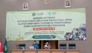 PPIH Kloter Embarkasi Surabaya Dibekali Materi Jurnalistik, untuk Informasi Haji yang Tepat
