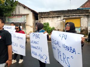 Aksi Solidaritas Wartawan di Pamekasan, Menuntut Perlindungan Terhadap Kebebasan Pers