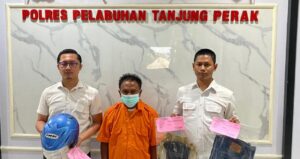 Polres Tanjungperak Berhasil Amankan Seorang Residivis Curanmor yang Beraksi di Pasar Wonokusumo