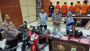 Polda Jatim Berhasil Ungkap Komplotan Curanmor 9 Tersangka Diamankan