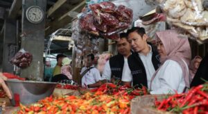 Satgas Pangan Polres Magetan Bersama Disperindag Sidak Pasar Pantau Ketersediaan dan Harga Bapokting