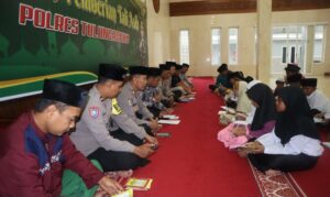 Ramadhan Berkah Polres Tulungagung Gelar Doa Bersama dan Beri Taliasih untuk Anak Yatim