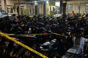 Harkamtimas di Bulan Ramadhan Polres Probolinggo Amankan Puluhan Motor Saat Razia Balap Liar