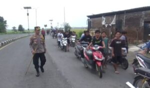 Harkamtibmas di Bulan Ramadhan Polisi Amankan Puluhan Motor Balap Liar di Jombang