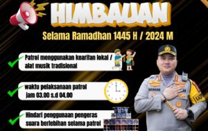 Utamakan Kenyamanan, Polresta Banyuwangi Keluarkan Imbauan Patrol Santun