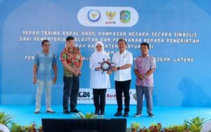 Nelayan Banyuwangi, Terima Dua Kapal Rampasan Ilegal Fishing dari KKP
