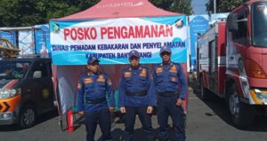 Sambut Libur Idul Fitri 2024, Dinas Damkar Banyuwangi Siaga 24jam, di Area Pelabuhan Penyeberangan Ketapang