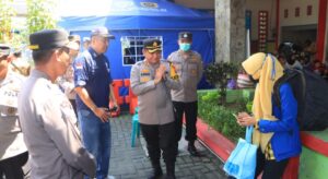 Kapolres Ngawi Cek Terminal Bus, Pastikan Kelayakan Angkutan Lebaran