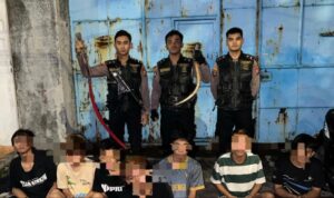 Polrestabes Surabaya Berhasil Amankan 7 Remaja Gangster yang Resahkan Warga