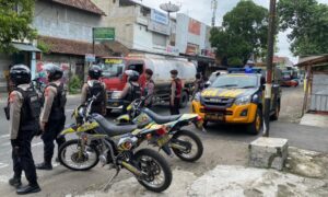 Antisipasi Arus Balik Mudik Kedua Polres Kediri Tingkatkan Patroli Rutin Obyek Vital