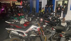 Polres Blitar Kota Jaring 44 Motor Berknalpot Tidak Sesuai Spektek