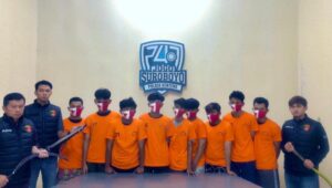 Polisi Berhasil Menangkap 9 Pelaku Pembacokan Pemuda Kapas Madya Surabaya