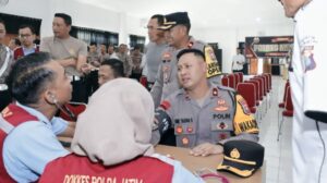 Jaga Kesehatan dan Ketahanan Tubuh, Polres Magetan Gelar Vaksinasi Untuk Anggota