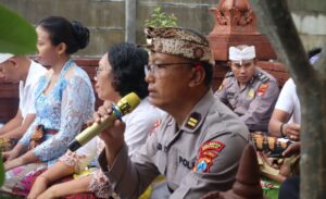 Polresta Sidoarjo Gelar Ibadah Suci Tilem Doakan Kesuksesan WWF di Bali