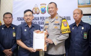 Polres Lumajang Tandatangani Perjanjian Kerjasama Dengan Pengadilan Agama