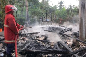Kebakaran Hebat di Bulurejo Banyuwangi, Diduga Akibat Tungku Api Lupa Dimatikan