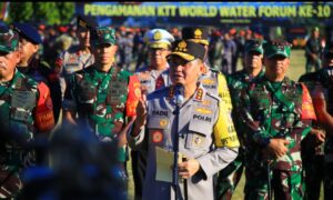 TNI-Polri Gelar Apel Pasukan Pengamanan World Water Forum Ke-10 di Bali