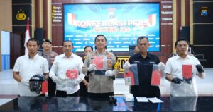 Ungkap Curanmor Polres Blitar Kota Berhasil Amankan Dua Tersangka dan Tiga Kendaraan