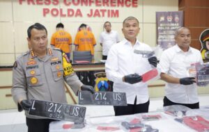 Polda Jatim Berhasil Mengamankan 3 Tersangka Pelaku Penembakan di Tol Waru Sidoarjo