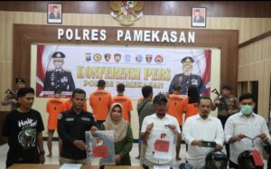 Polres Pamekasan Berhasil Ungkap Curanmor, Tersangka Pasutri dan Penadah Diamankan