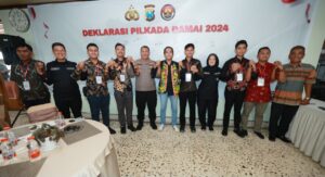 Jelang Pilkada Netizen Jawa Timur Bersama Polda Jatim Gelar Deklarasi