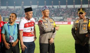 Libatkan 1.538 Personel Gabungan TNI – Polri, Championship Series BRI Liga 1 di Bangkalan Kondusif