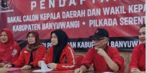 Pengumuman Lima Bakal Calon Kepala Daerah Banyuwangi dari PDI-P