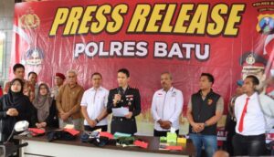 Polisi Amankan 5 Terduga Pelaku Pengeroyokan Terhadap Anak di Kota Batu