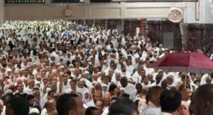 Himbauan Sholat Jumat untuk Jamaah Haji Banyuwangi, di Bilal Hotel Misfalah