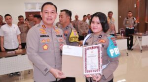 Bripda Mirabell Polwan Polres Gresik Dengan Segudang Prestasi