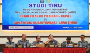 Rutan Pelaihari Studi Tiru ke Lapas Banyuwangi, Terinspirasi Kesuksesan Meraih Predikat WBK