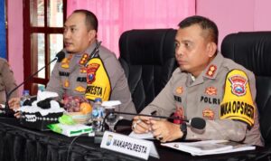 Kapolresta Banyuwangi Pimpin Anev Sitkamtibmas, untuk Kesiapan Operasi Mantab Praja Semeru 2024
