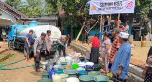 Kado Hari Bhayangkara ke –78 Polres Jember Bangun Sumur Bor, Bantu 125 KK Warga Atasi Dampak Kekeringan