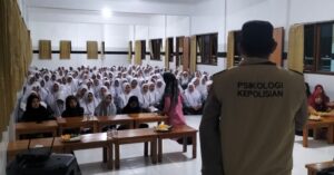Polresta Banyuwangi gelar Psikoedukasi gencar cegah Bullying, di Ponpes Al Mubarok, Banyuwangi