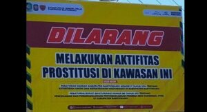 Satpol PP Banyuwangi Gencarkan Larangan Prostitusi, Pasang Papan Peringatan di 4 Tempat