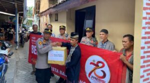 Hari Bhayangkara ke-78, Polresta Banyuwangi Bedah Rumah Guru Ngaji